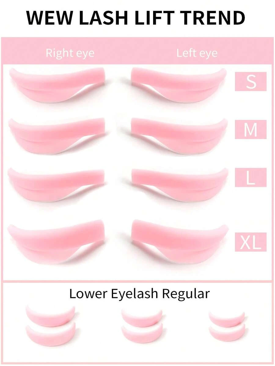 Seven-Size Silicone Lash Lift Rod Set - 14 Pieces — gallery image 4