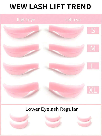 Seven-Size Silicone Lash Lift Rod Set - 14 Pieces — gallery image 4