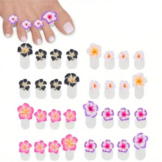 32-Piece Soft Silicone Toe Separator Set — gallery image 1