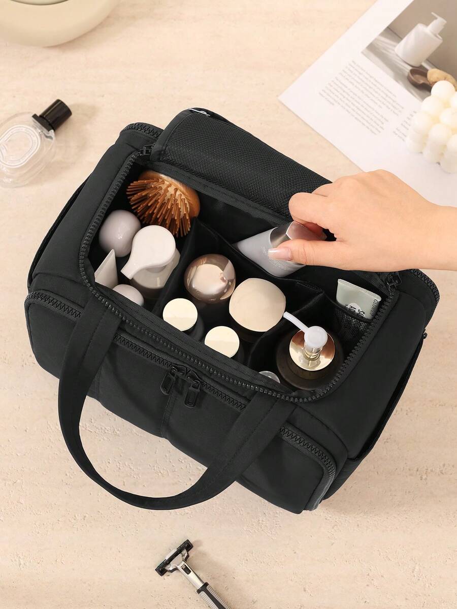 Multi-Pocket Padded Travel Makeup Bag — gallery image 7