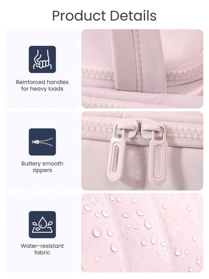 Multi-Pocket Padded Travel Makeup Bag — gallery image 4