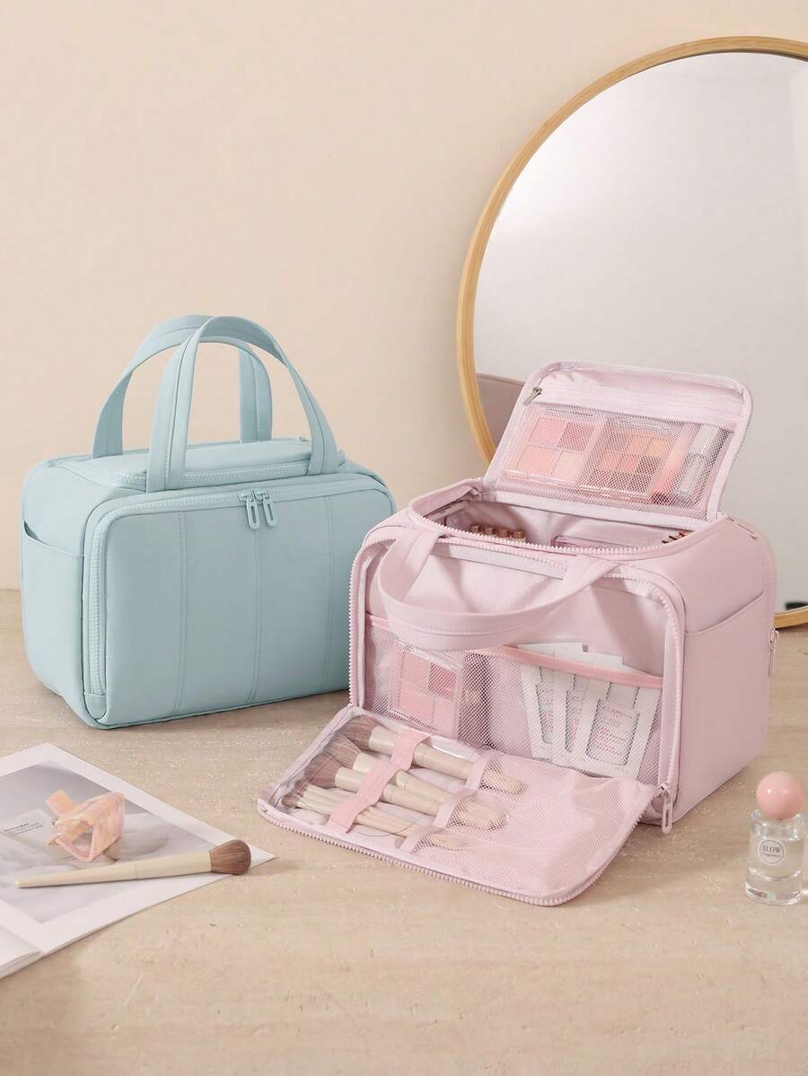 Multi-Pocket Padded Travel Makeup Bag — gallery image 2