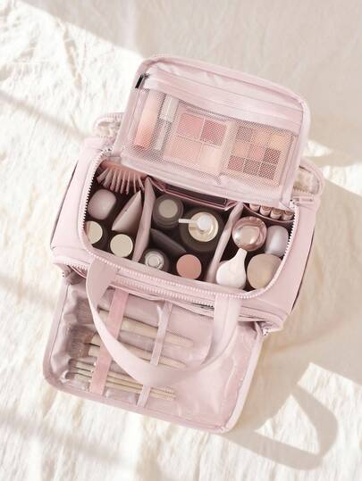 Multi-Pocket Padded Travel Makeup Bag — gallery image 12
