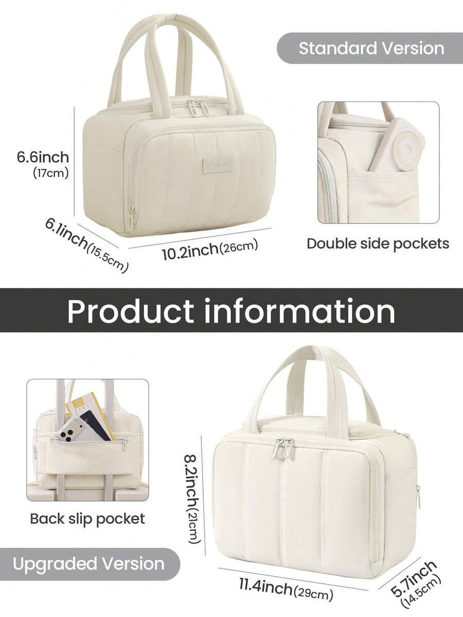 Multi-Pocket Padded Travel Makeup Bag — gallery image 5