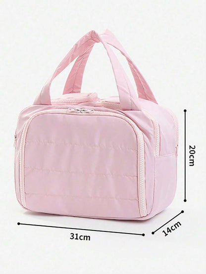 Dual-Opening Padded Travel Makeup Bag — gallery image 4