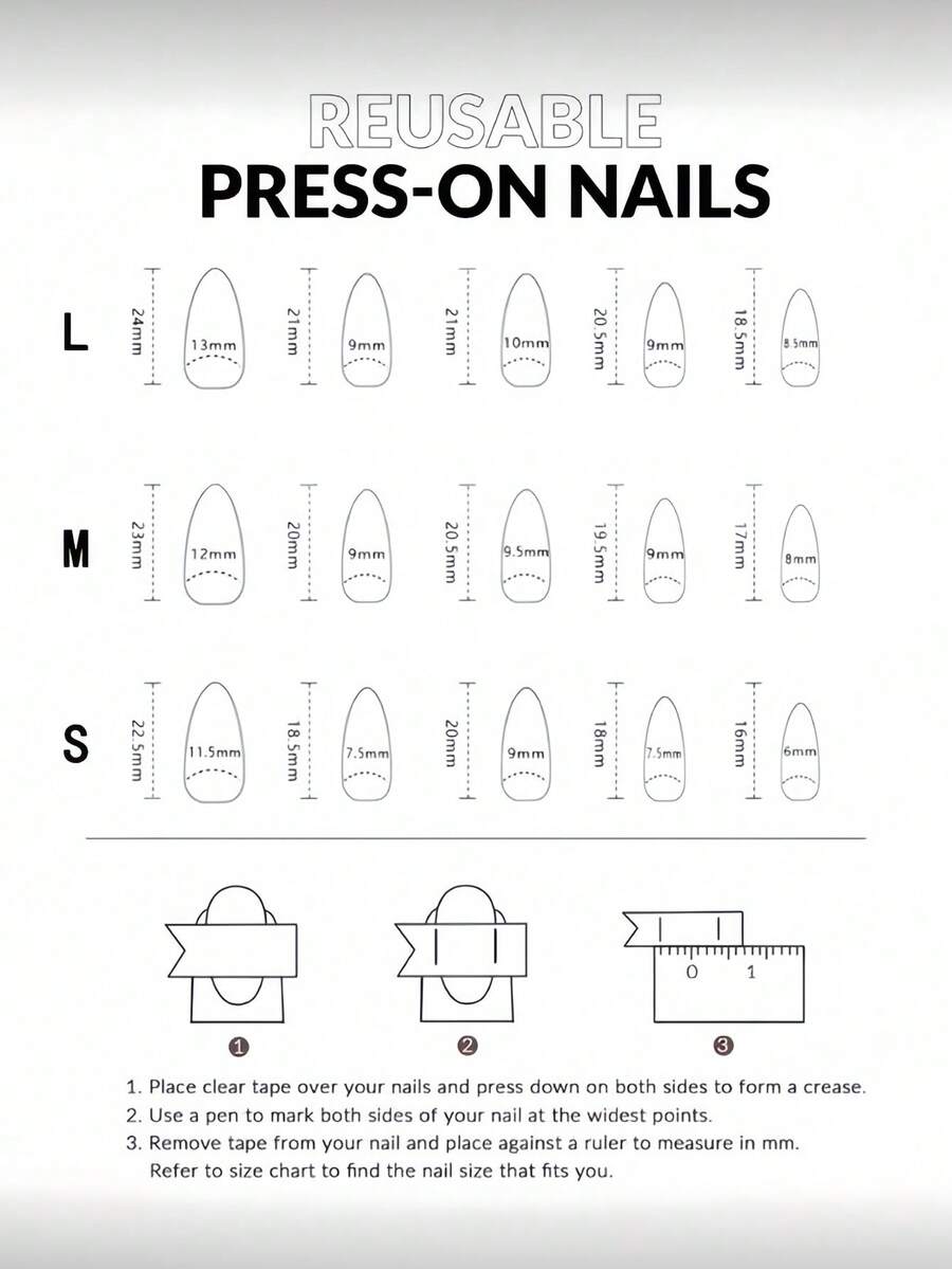 Black-to-Cherry Cat-Eye Almond Press-On Nails — gallery image 9