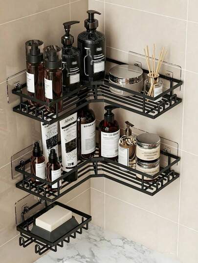 3-Piece Wall-Mounted Bathroom Shelf Set — gallery image 12