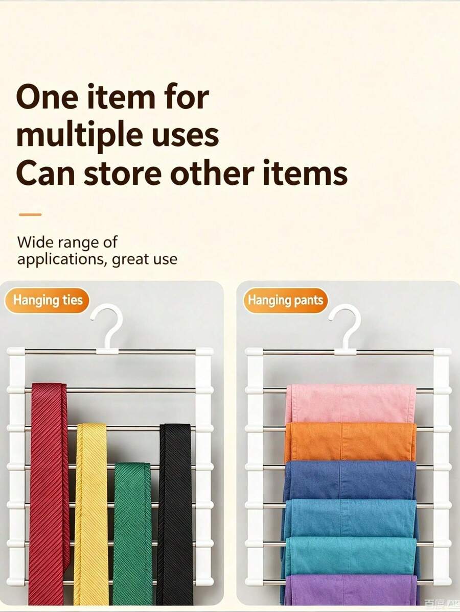Multi-Layer Folding Hanging Pants Rack — gallery image 7