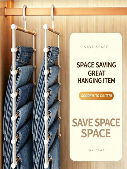 Multi-Layer Folding Hanging Pants Rack — gallery image 3