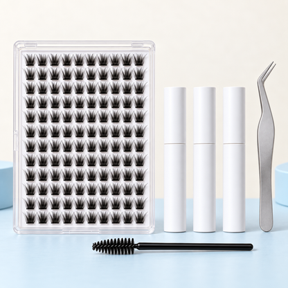 Complete wispy lash cluster kit — front catalog view